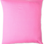 KIP & CO AURORA PINK LINEN EUROPEAN PILLOWCASES 2P SET