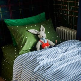 KIP & CO GRASSHOPPER VELVET PILLOWCASE SINGLE