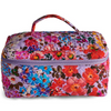 FOREVER FLORAL LILAC QUILTED COTTON TOILETRY CASE ONE SIZE KIP & CO
