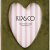 KIP AND CO INCA GOLD HEART VELVET PHOTO FRAME 