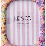 KIP & CO POSIE LANE OVAL VELVET PHOTO FRAME 