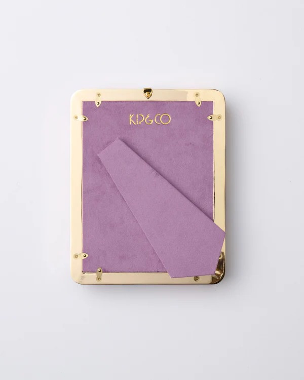 KIP & CO POSIE LANE OVAL VELVET PHOTO FRAME 
