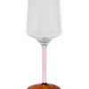 KIP & CO MARSHMALLOW AND MARMALADE VINO GLASS 2P SET ONE SIZE