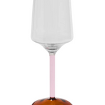 KIP & CO MARSHMALLOW AND MARMALADE VINO GLASS 2P SET ONE SIZE