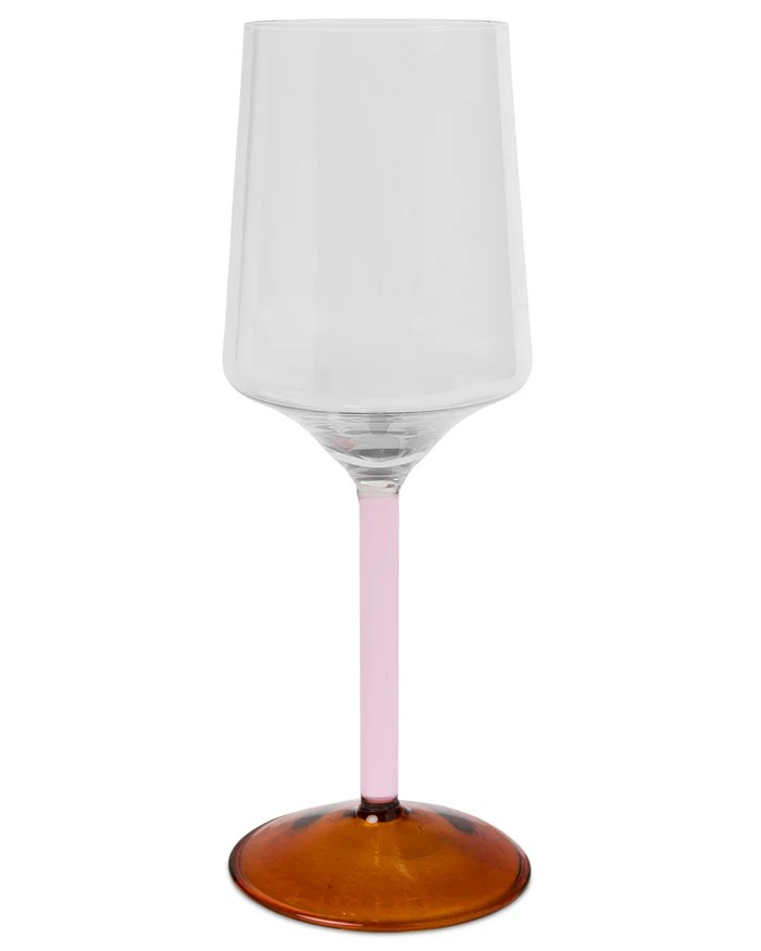 KIP & CO MARSHMALLOW AND MARMALADE VINO GLASS 2P SET ONE SIZE