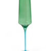KIP & CO PISTACHIO CRUSH CHAMPAGNE GLASS 2 PIECE SET