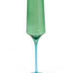 KIP & CO PISTACHIO CRUSH CHAMPAGNE GLASS 2 PIECE SET