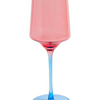 KIP & CO BLUE ROBIN VINO GLASS 2P SET ONE SIZE