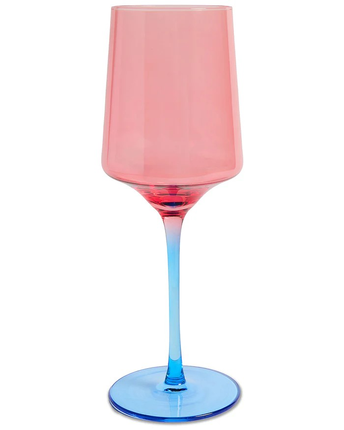 KIP & CO BLUE ROBIN VINO GLASS 2P SET ONE SIZE