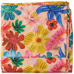 KIP & CO WILD FLOWERS IN BLOOM ORGANIC COTTON FLAT SHEET QUEEN
