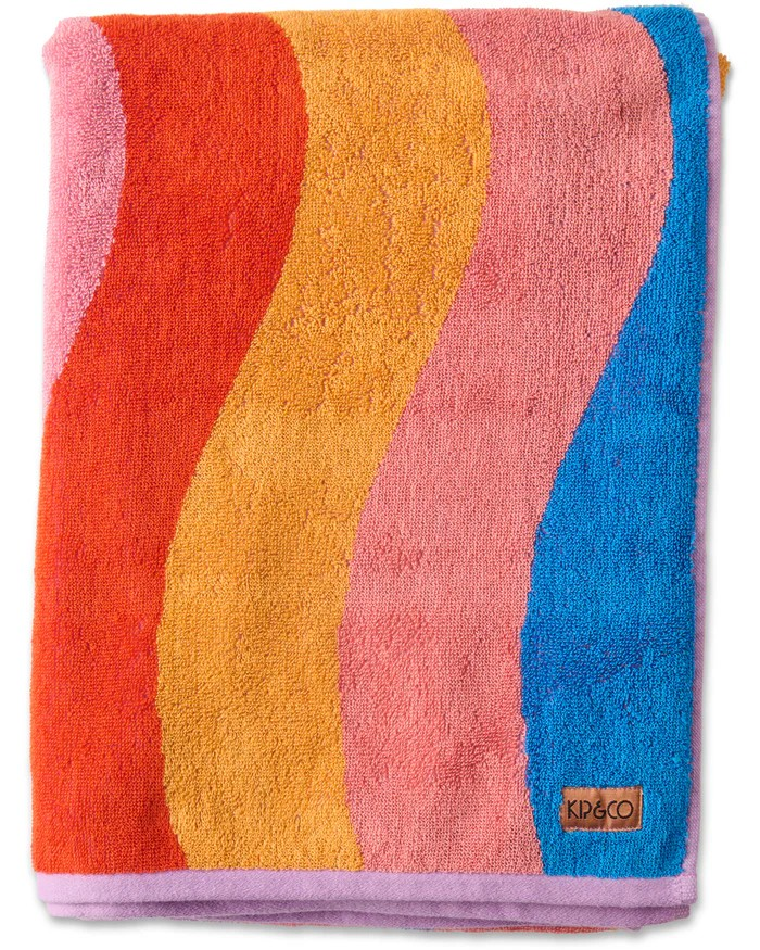 KIP & CO SURFS UP TERRY BEACH TOWEL