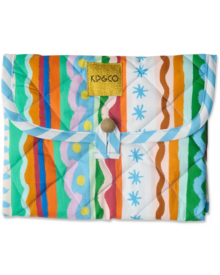 BEACH PATTERNS BABY CHANGE MAT ONE SIZE KIP & CO