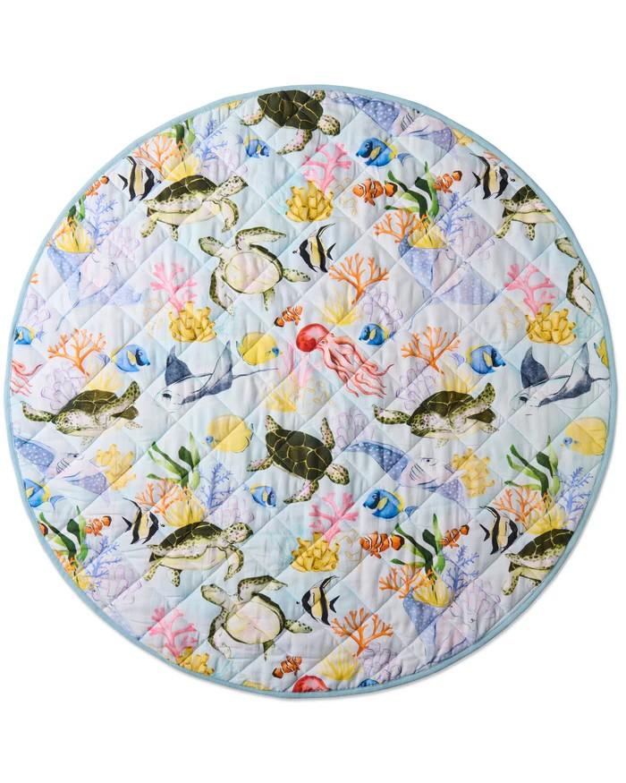 REEF LIFE QUILTED BABY PLAY MAT KIP & CO