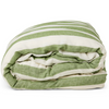 KIP & CO MOSS STRIPE LINEN QUILT COVER QUEEN