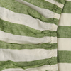 MOSS STRIPE LINEN FITTED SHEET KING 