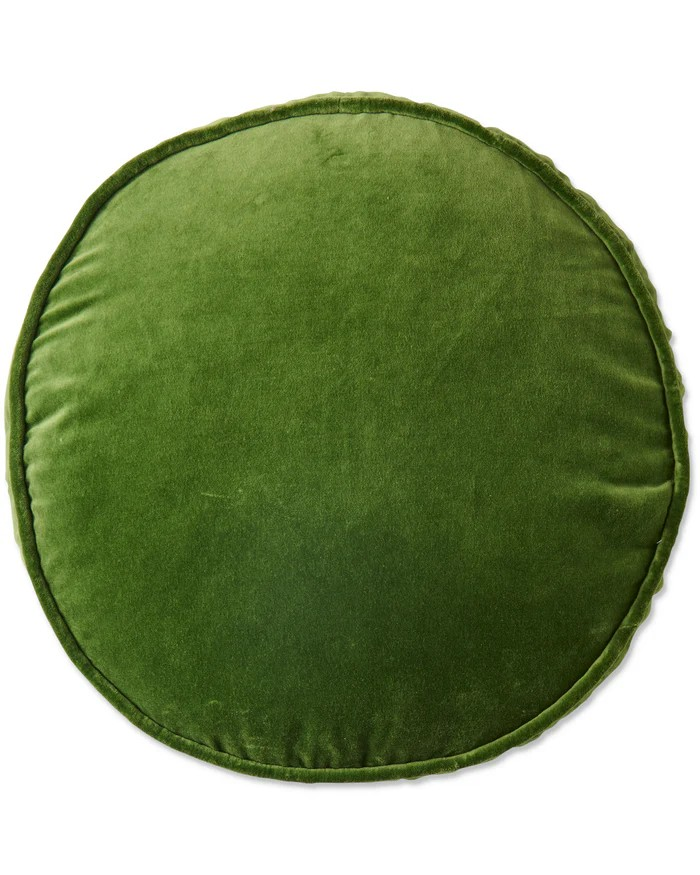 CAMPSITE VELVET CUSHION PEA KIP & CO ONE SIZE