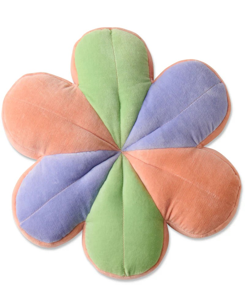 KIP & CO LEGATO VELVET PETAL CUSHION ONE SIZE