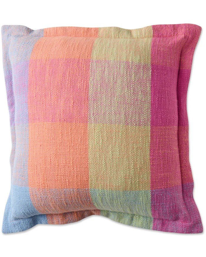 KIP & CO PONZA TARTAN WOVEN CUSHIION 