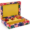 WILD FLOWERS IN BLOOM VELVET JEWELLERY BOX SMALL KIP & CO