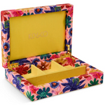 WILD FLOWERS IN BLOOM VELVET JEWELLERY BOX SMALL KIP & CO