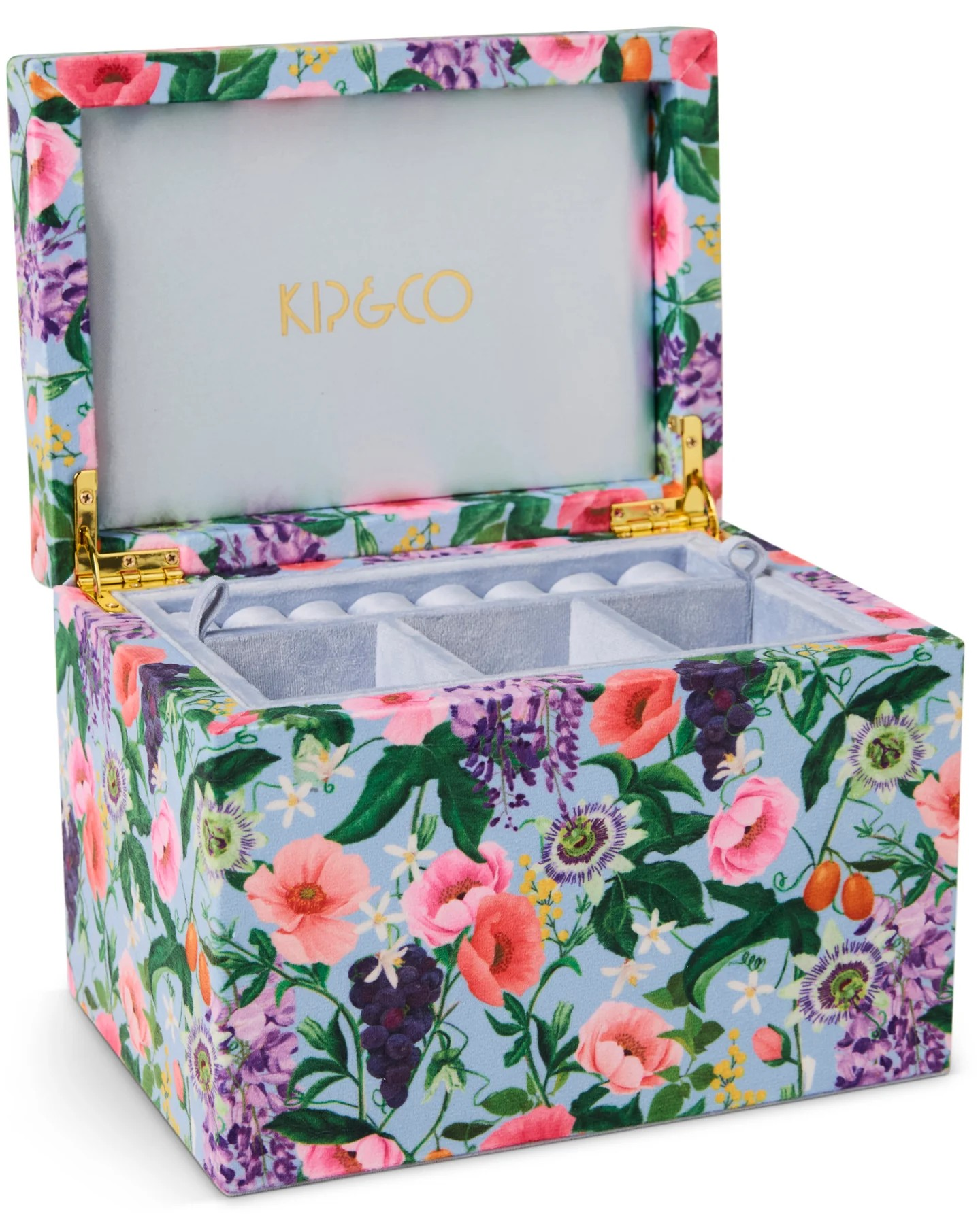 SPRING IS IN THE AIR VELVET JEWELLERY BOX LARGE 