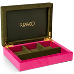 PRICKLY PEAR VELVET JEWELLERY BOX