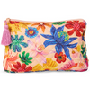 WILD FLOWERS IN BLOOMQUILTED COTTON TOILETRY PURSE
