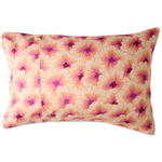 HIBISCUS PEACH LINEN PILLOWCASES 2P STD SET KIP & CO