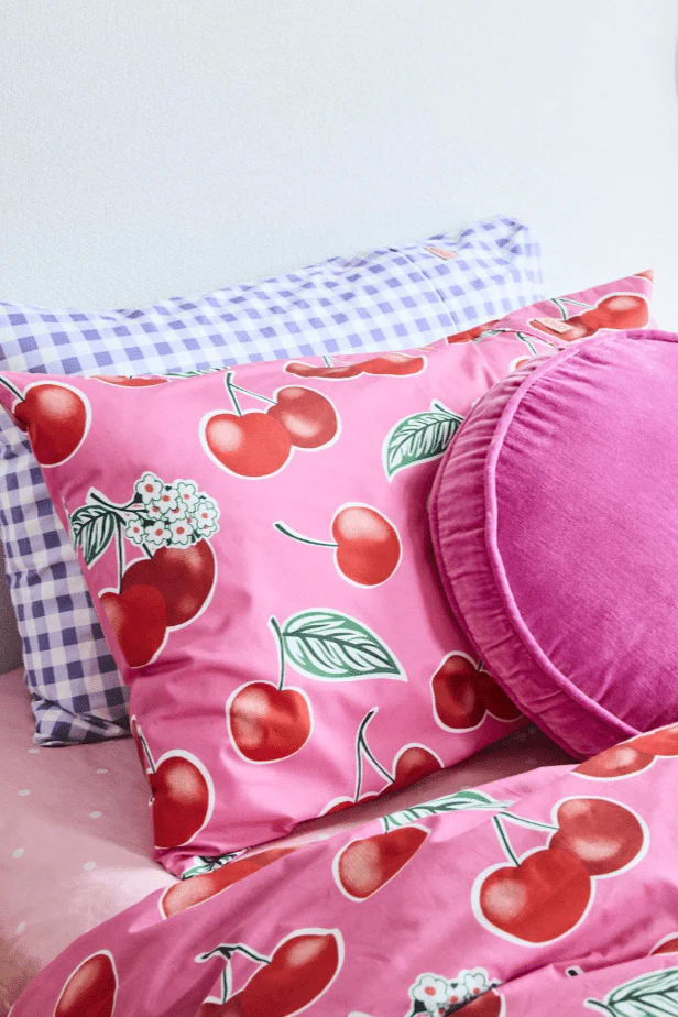 CHERRY BLOSSOM ORGANIC COTTON PILLOWCASE 1P SINGLE KIP & CO