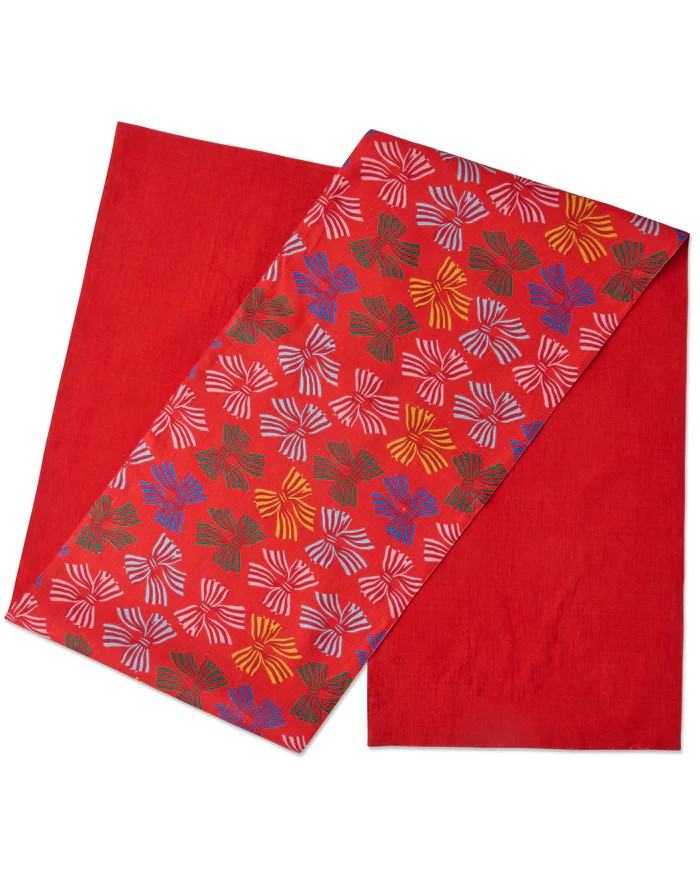FESTIVE BOW TABLE RUNNER KIP & CO
