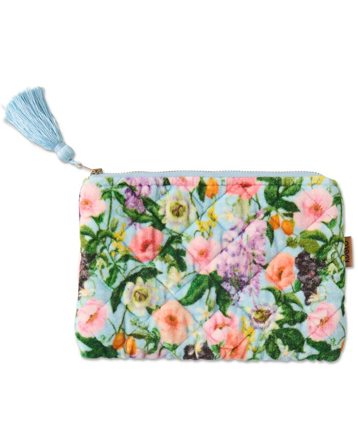 SPRING IN THE AIR VELVET COSMETIC PURSE ONE SIZE