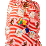 I LOVE CHRISTMAS SANTA SACK VELVET SPOT KIP & CO ONE SIZE