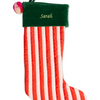 JOLLY CHRISTMAS VELVET STOCKING ONE SIZE KIP & CO