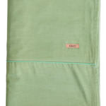 KIP & CO GLOW IN AVOCADO BAMBOO COTTON FLAT SHEET QUEEN
