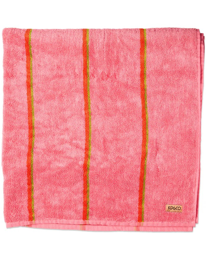 KIP & CO WATEGO SOIREE STRIPE TERRY BATH SHEET