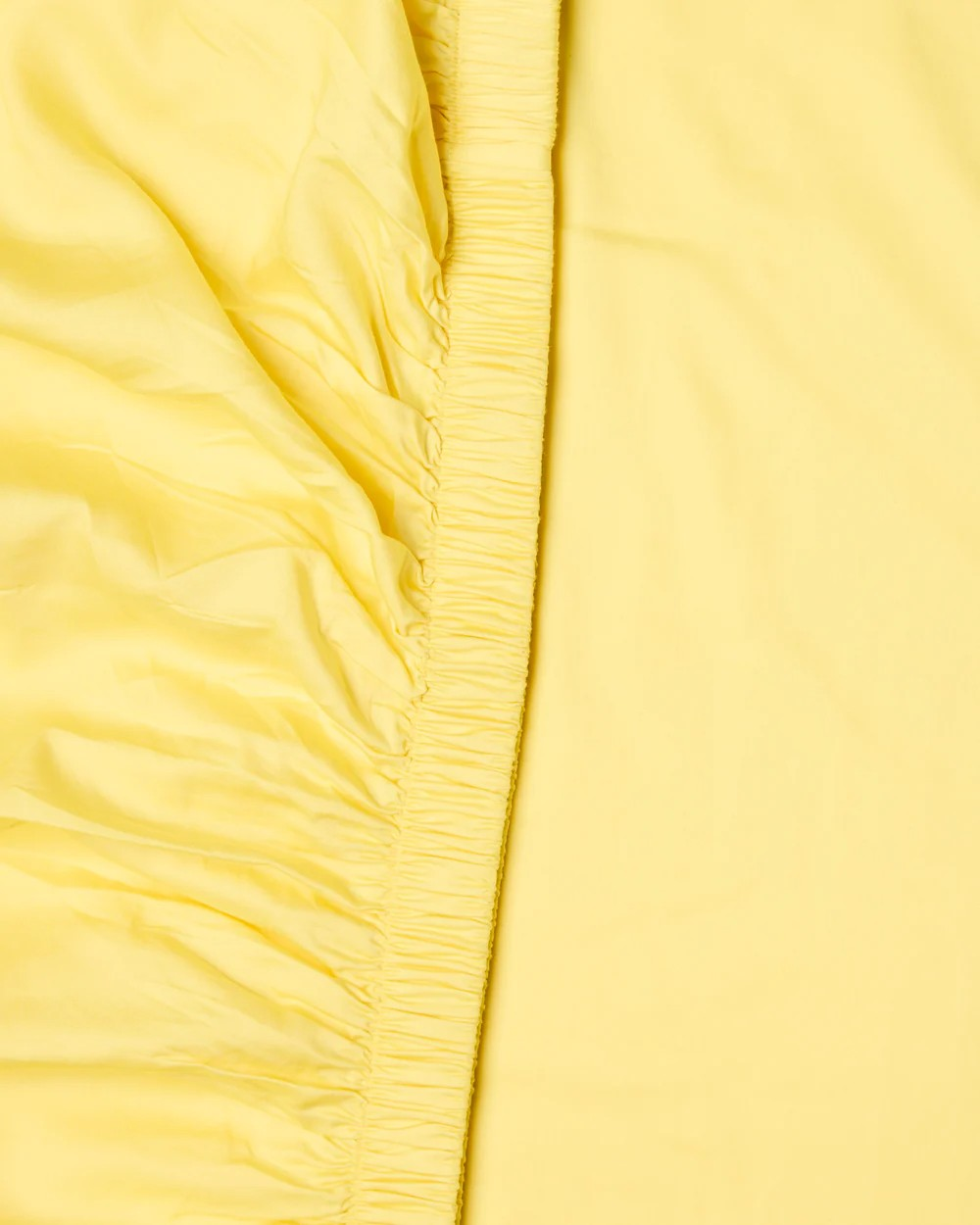 KIP & CO GLOW IN LEMON BAMBOO COTTON FITTED SHEET KING
