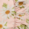 KIP & CO SWEET DAISY ORGANIC COTTON FITTED SHEET QUEEN