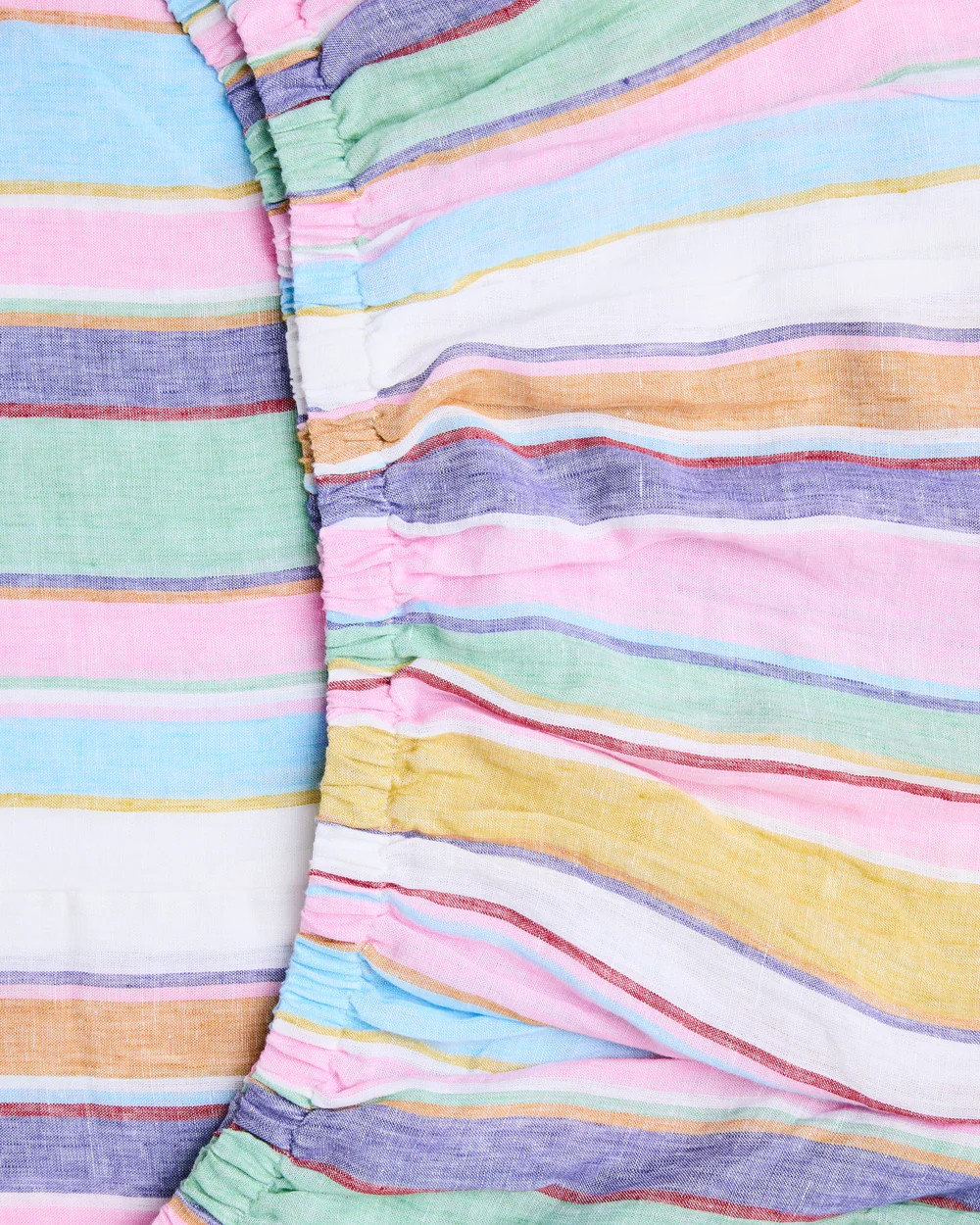 KIP & CO TANGIER DAYS LINEN FLAT SHEET KING