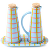 KIP & CO CALLAWAY TARTAN OIL AND VINEGAR SET ONE SIZE