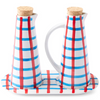 KIP & CO BON APPETIT TARTAN OIL AND VINEGAR SET ONE SIZE
