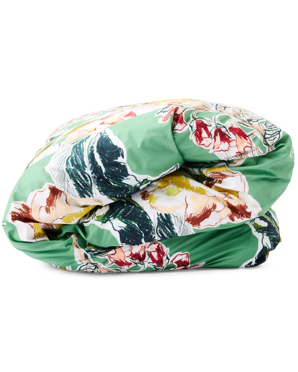 KIP & CO SOMERSET GREEN ORGANIC COTTON QUILT COVER QUEEN