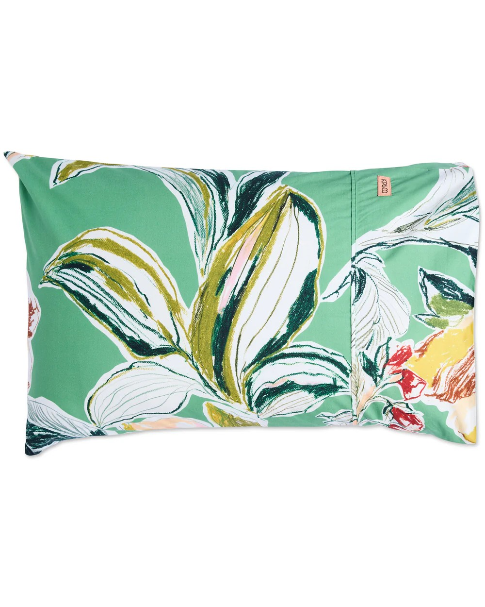 SOMERSET GREEN ORGANIC  COTTON PILLOWCASES