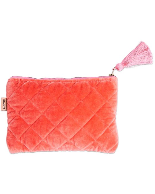 KIP & CO POPPY QUEEN VELVET COSMETIC PURSE ONE SIZE