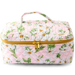 KIP & CO SWEET DAISY QUILTED COTTON TOILETRY CASE ONE SIZE