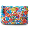 KIP & CO WINTER FIELDS QUILTED COTTON TOILETRY PURSE