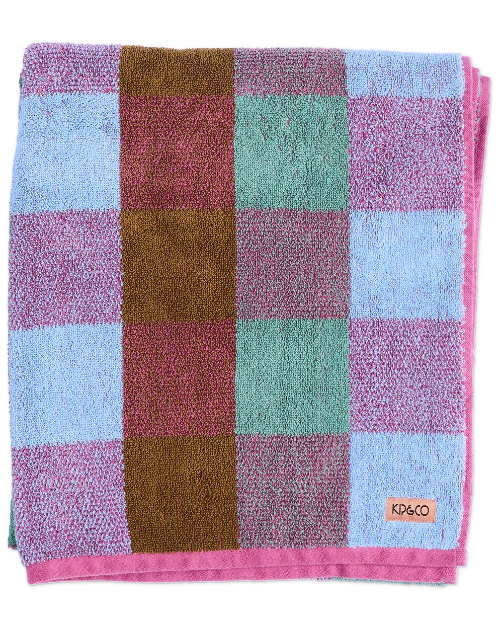 BONDI TARTAN TERRY BATH SHEET 