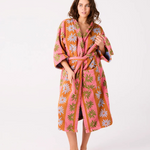 KIP & CO LITTLE DAISY TERRY BATH ROBE L/XL