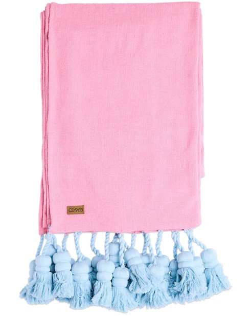 KIP & CO SUGAR TASSEL THROW
