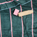 KIP & CO WAKAME CRUSH STRIPE BAMBOO TERRY BATH TOWEL ONE SIZE