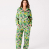 IN BLOOM ADULT ORGANIC COTTON LONG SLEEVE SHIRT AND PANT PJ SET SIZE 10